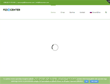 Tablet Screenshot of fiziocenter.com